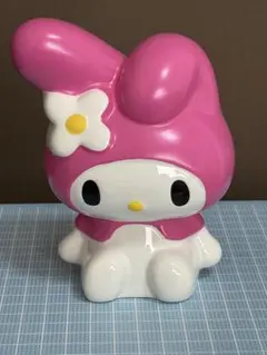 サンリオ マイメロ ビッグ貯金箱 大分銀行メジロン 限定品 レア 陶器