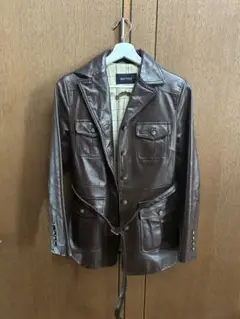 MACPHEE ブラウンレザージャケット