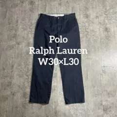 Polo Ralph LaurenラルフローレンチノパンW30ネイビーストレート