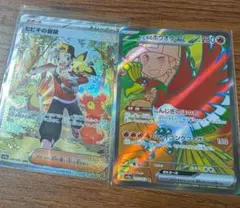 ポケカ　カード　ビビキの冒険　SAR ヒビキのホウオウ SR 2枚　熱風アリーナ