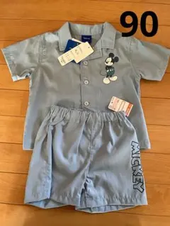 ミッキー　半袖セットアップ