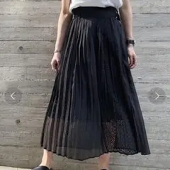 ☆PAGE BOY☆異素材切り替えシアースカート