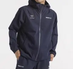 DESCENTE MOVESPORT フルジップフーディー ネイビー ジャージ