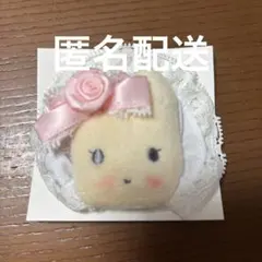 サンリオ　シークレットヘアクリップ　マロンクリーム