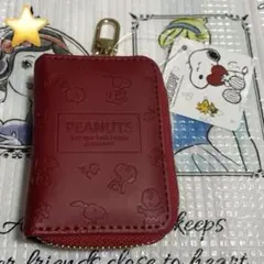 PEANUTS スヌーピー キーケース レッド 赤のサムネイル