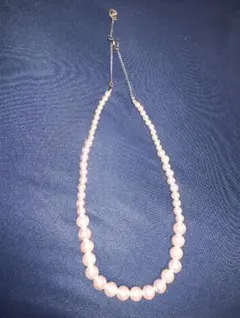 ピンクパールビーズネックレス