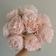 即日匿名発送 ウェディングブーケ 韓国風造花ピオニー