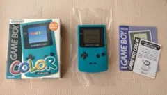 【ジャンク】任天堂 ゲームボーイカラー ブルー 箱説付