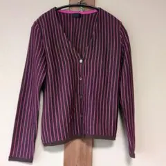 Paul Smith BLACK ストライプ Vネックカーディガンのサムネイル