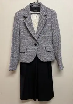 フォーマル　ツイードジャケットとワンピース　卒業式　入学式
