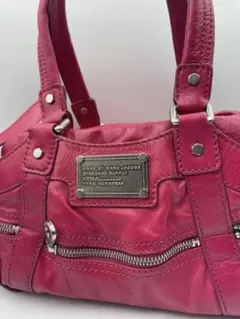 【美品】Marc Jacobs 2wayレザー ボルドーレッド ボストン y2k