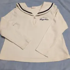 Megzo Piano セーラー襟 長袖カットソー 120