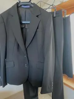 【美品/AOKI/セットアップ】就活 ブラックスーツ パンツ&スカートセット