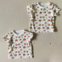 新品】90cm 春夏 Tシャツ ポテト ハンバーガー