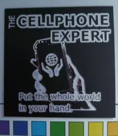 THE CELLPHONE EXPERT デザイン ステッカー