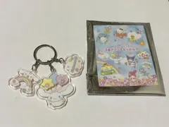 セブンイレブン サンリオキャラクタートレーディング3連アクリルキーホルダー