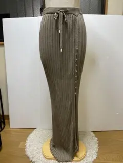 リブニットロングスカート ピーチジョンのサムネイル