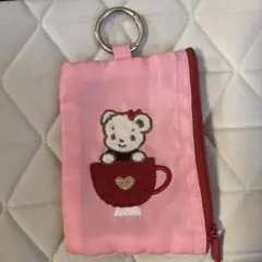 ファミリア ポーチ ピンク 定期 小物入れ