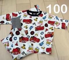 新品 綿100% ディズニー カーズ 半袖 腹巻付きパジャマ 男の子 100