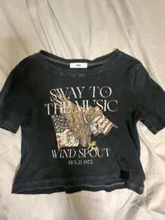 WEGO リブTシャツ イーグルプリント