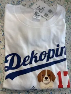 新品タグ付 XL 大谷翔平 デコピン Tシャツ ドジャース MLB翌日配送