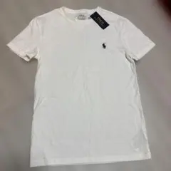新品　ラルフローレン　白シャツ　半袖　タグ付き　メンズxs 165 ホワイトポロ