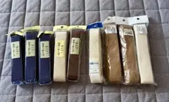 手芸用 カラーテープ アクリルベルト 9点 まとめ売り 持ち手　ハンドメイド