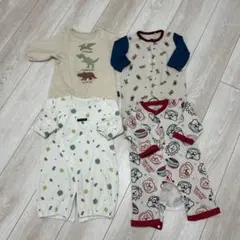 西松屋　ロンパース　4点セット 50-60-70cm