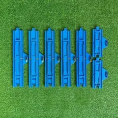 プラレール ストップレール 5本 1/2 ストップレール 2本 セット 洗浄済