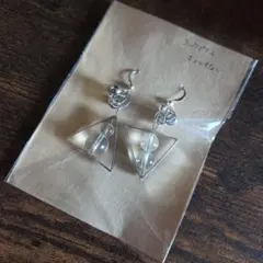 サンカク カクカク ピアス