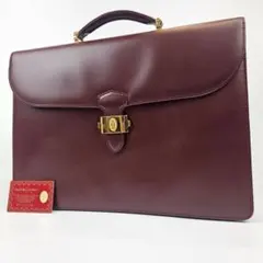 美品 カルティエ マストライン ビジネスバッグ ダレスバッグ ロゴ金具 メンズのサムネイル