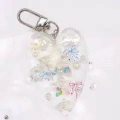 シェイカーキーホルダー　Pearl & Heart
