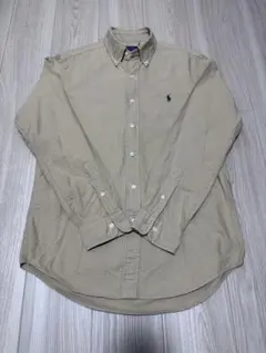 美品 Polo Ralph Lauren コットン長袖シャツ