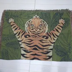とら柄デザイン タペストリー ブランケット ソファカバー 韓国 マルチカバー