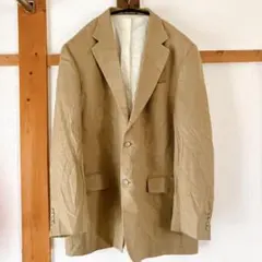 ベージュ テーラードジャケット 2つボタン【free】