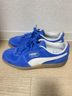 PUMA PALERMO ブルー スニーカーのサムネイル