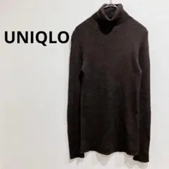 UNIQLO ユニクロ トップス 長袖 タートルネック ウール100%
