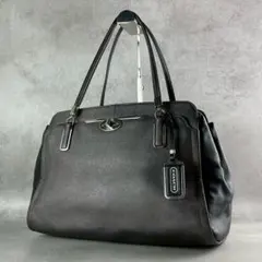 ✨美品✨コーチ　マディソン　レザー　キンバリー　キャリオール　肩かけ　黒　濃茶