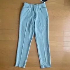 ESPRITMUR スラックス ズボン 緑 青 エメラルド タッグワイドパンツ