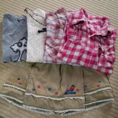 110・120女の子洋服(*゜▽゜*)5点セット