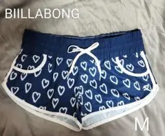 美品 BILLABONG ハート柄 ショートパンツ M