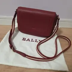 今だけお値下げ　美品　BALLY　バリー　レザーショルダーバッグ　バーガンディ
