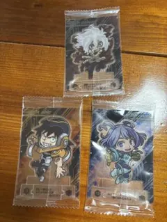 ヒロアカ ショコラグーテ スタンドアート 3枚セット　ねじれ　瀬呂　死柄木