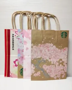 スターバックス さくら 紙袋５枚セット