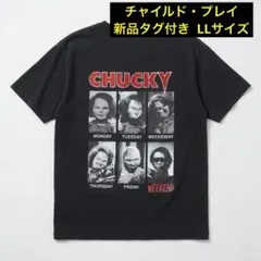 【新品タグ付き】チャッキー Tシャツ LL 黒 チャイルドプレイ