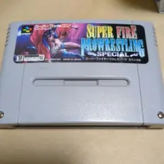 SFC レトロゲーム　スーパーファイアープロレスリングスペシャル