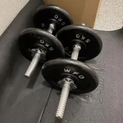 WFG 10kg ダンベル 2個セット(プレート4枚計20kg)