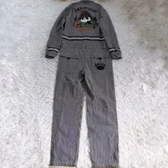 美品　パンディエスタジャパン　カバーオール　ストライプ　ワッペン　パンダのサムネイル