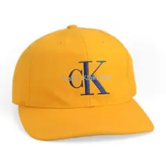 90s ck Calvin Klein Jeans イエロー キャップ
