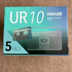 maxell UR10 カセットテープ 5パック